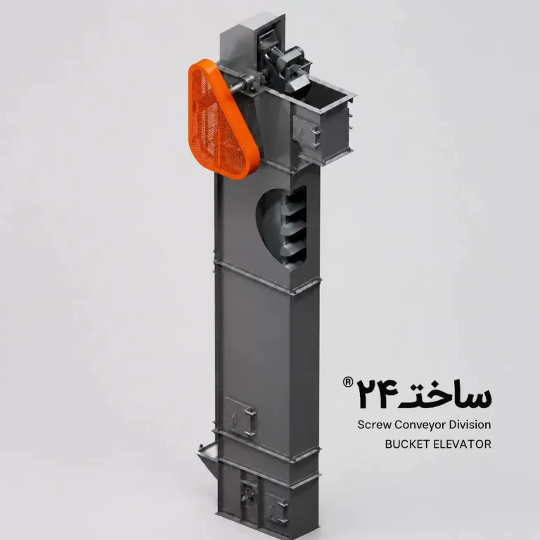 باکت الواتور صنعتی برای انتقال عمودی مواد فله در خط تولید